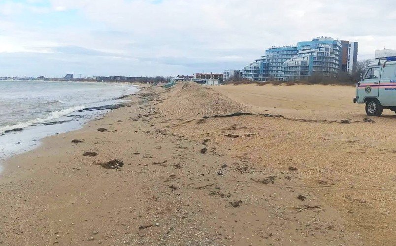 вид на пляж Анапы