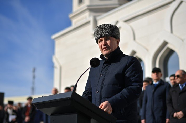 Церемония открытия мечети в Адыгейске