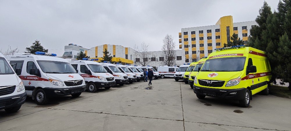 Новые машины скорой помощи