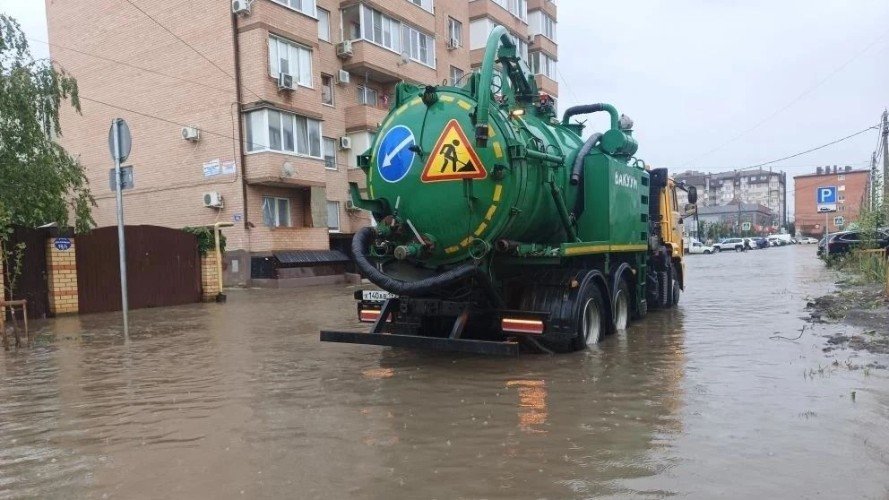 Ливни в пять раз превысили месячную норму осадков в Краснодаре