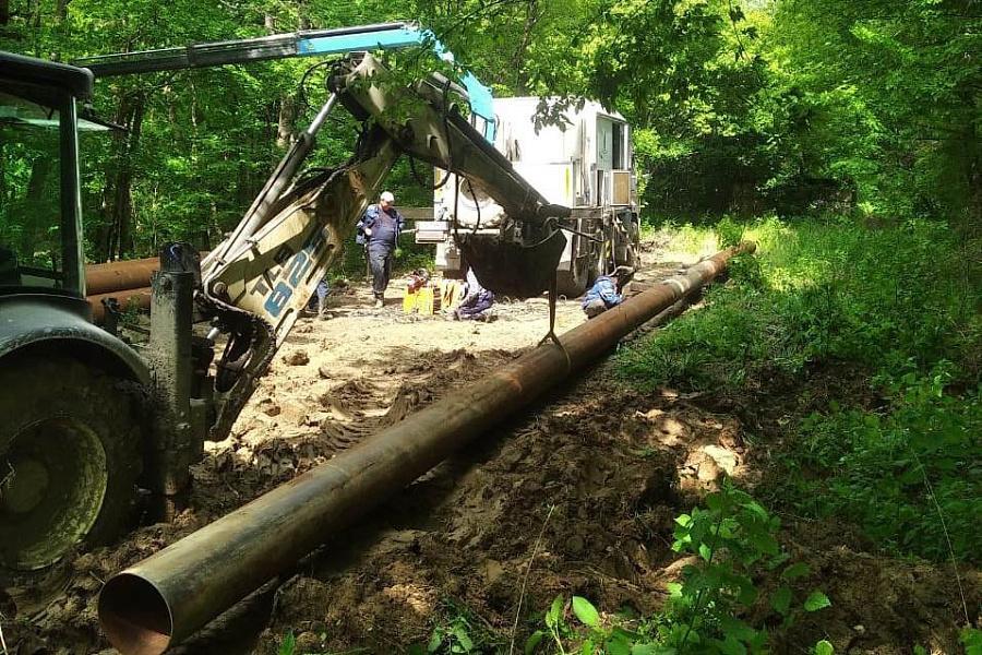 Аварийный участок водовода заменили в Новороссийске