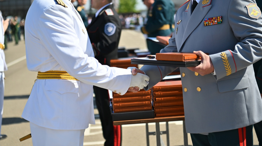 Выпуск 311 офицеров состоялся из военного училища им. Штеменко в Краснодаре