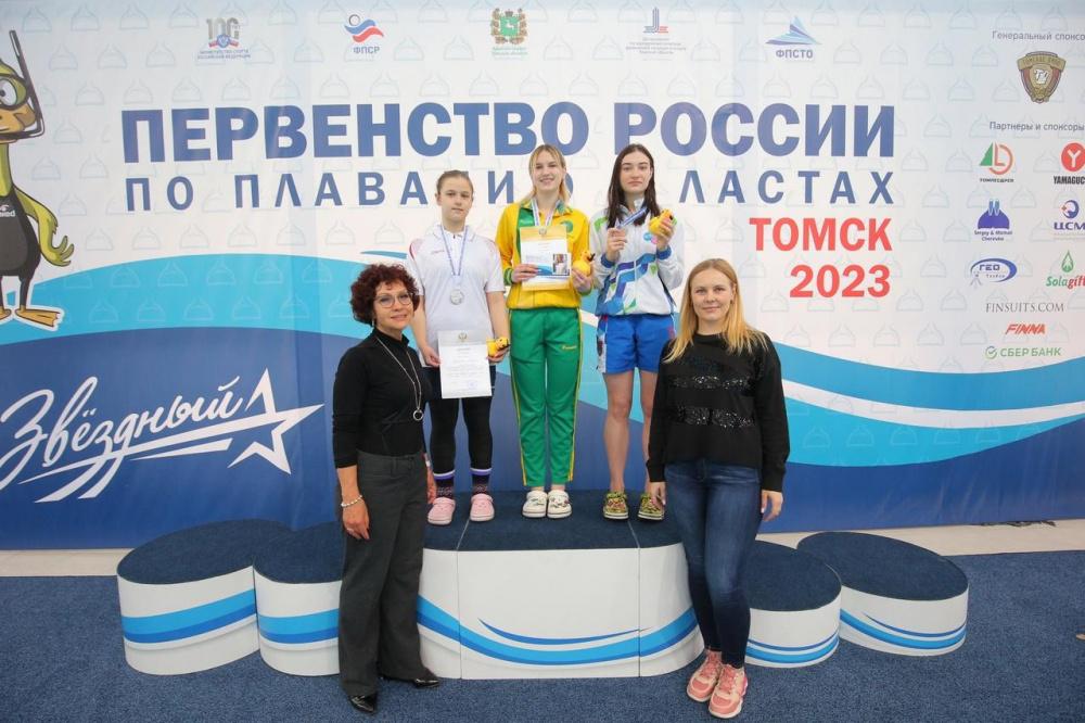 Кубанские спортсмены завоевали шесть медалей на первенстве России по плаванию в ластах
