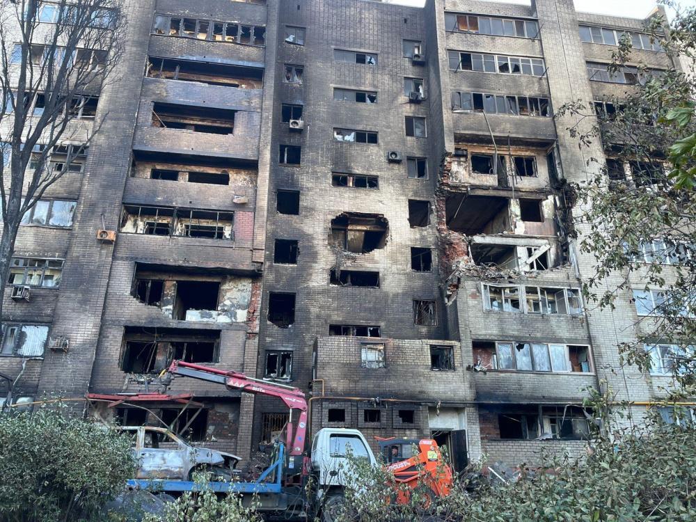 В Ейске у жильцов многоэтажки пострадавшей при падении Су-34 начали прием заявлений на выплаты для аренды жилья