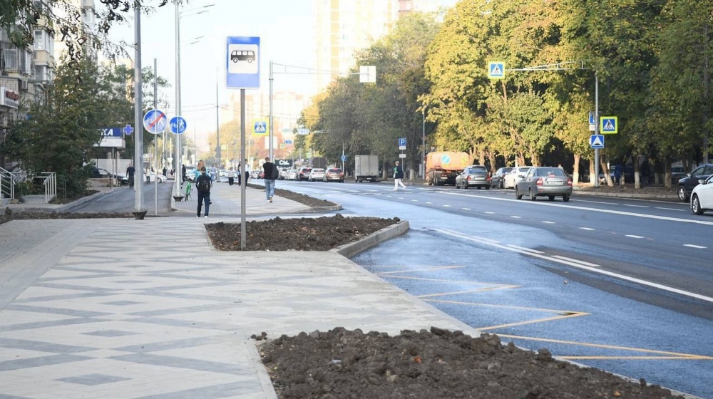 Реконструкцию дороги на Зиповской в Краснодаре закончат до конца октября