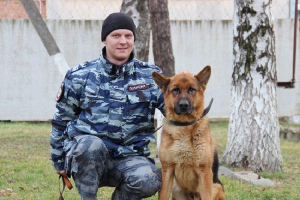 Служебный пес помог полицейским поймать автоугонщика в Краснодарском крае