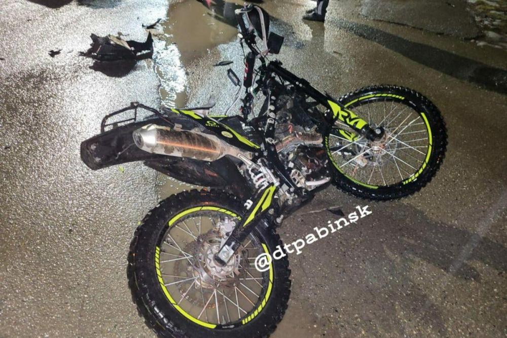 Мотоциклист без водительских прав погиб в ДТП на Кубани