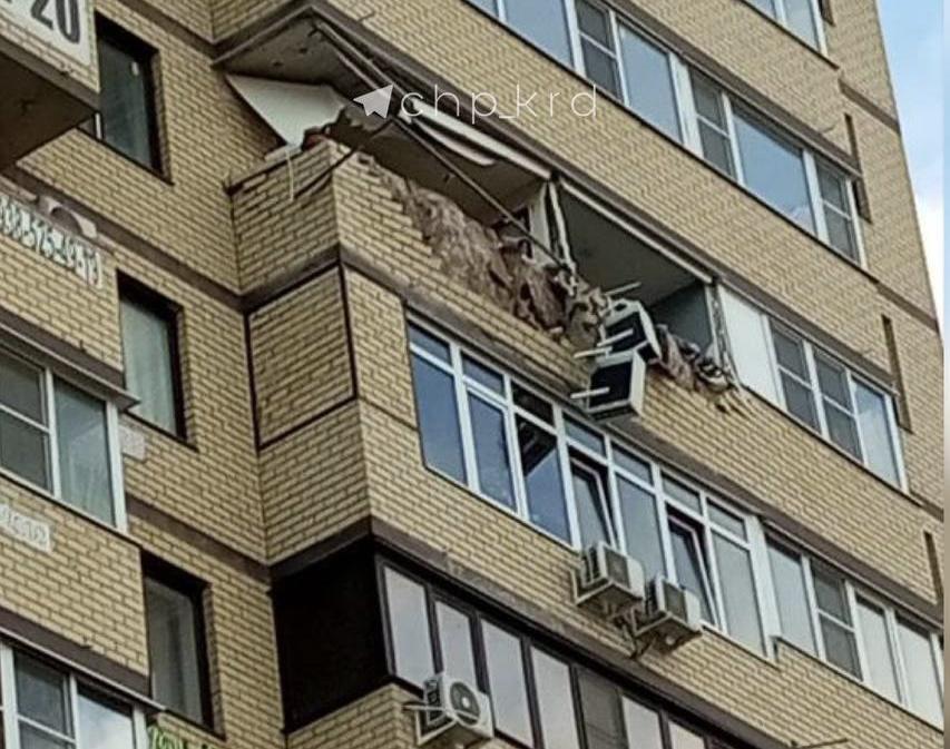 МВД: причиной взрыва в многоэтажке Краснодара стал туристический баллончик
