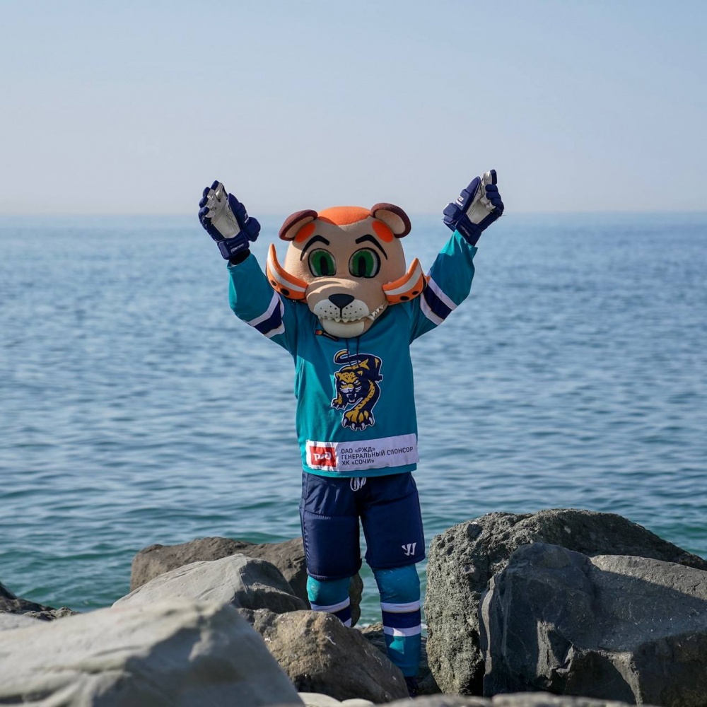 Хоккеисты и болельщики «Сочи» очистят берег Черного моря 
