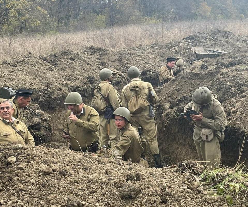 Казаки Абинска участвовали в съемках военного фильма