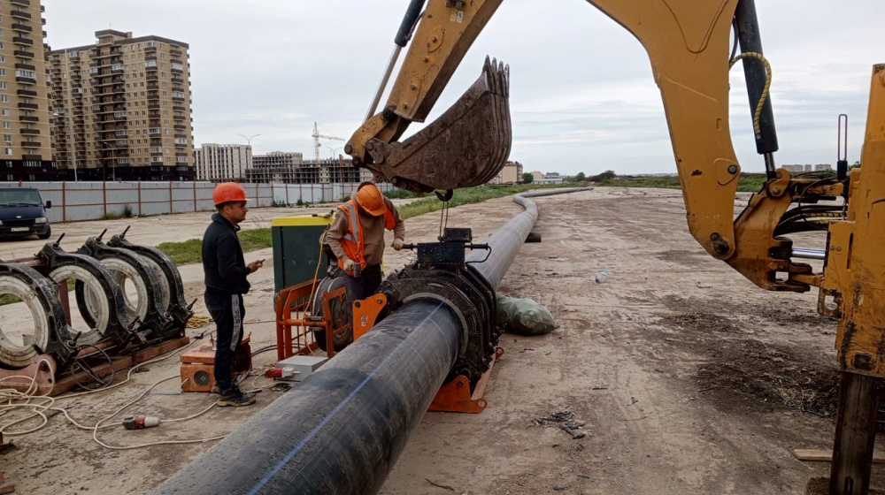 Семикилометровый водопровод проложат на Западном Обходе Краснодара