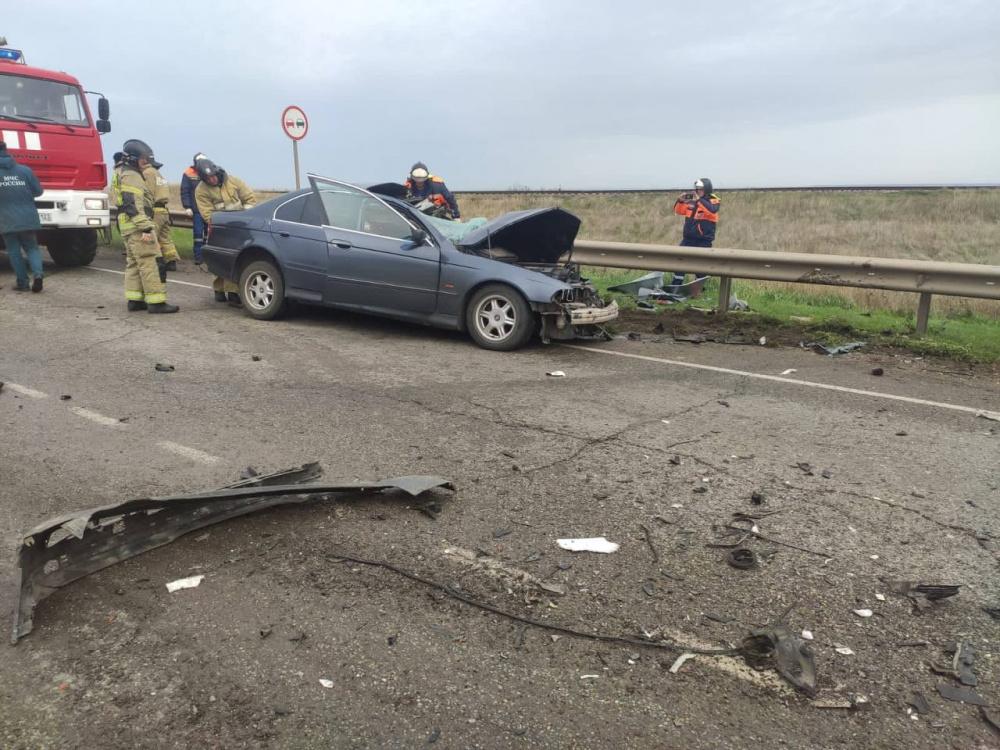 На Кубани в ДТП с автобусом погиб водитель иномарки