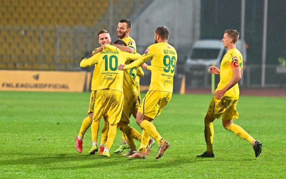 ФК «Кубань» на своём поле уступил казанскому «Рубину»