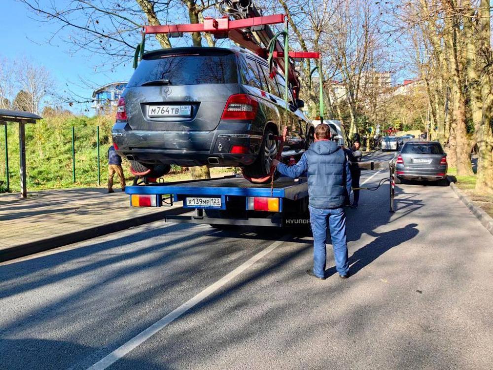 Эвакуаторы вернулись на дороги Сочи из-за новогодних праздников