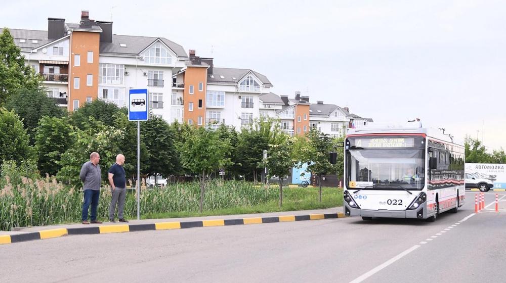 В Краснодаре на продленном троллейбусном маршруте № 4 на 20% вырос пассажиропоток