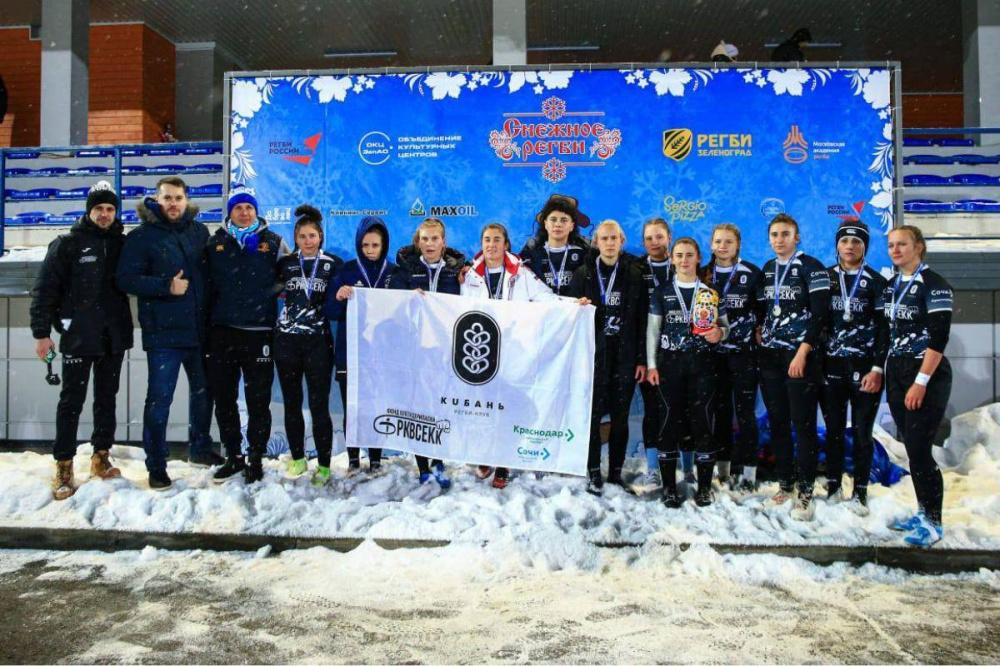 РК «Кубань» стал серебряным призером Кубка России по регби на снегу