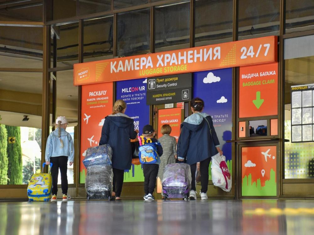 В аэропорту Сочи модернизировали зоны досмотра пассажиров и переоборудовали камеры хранения