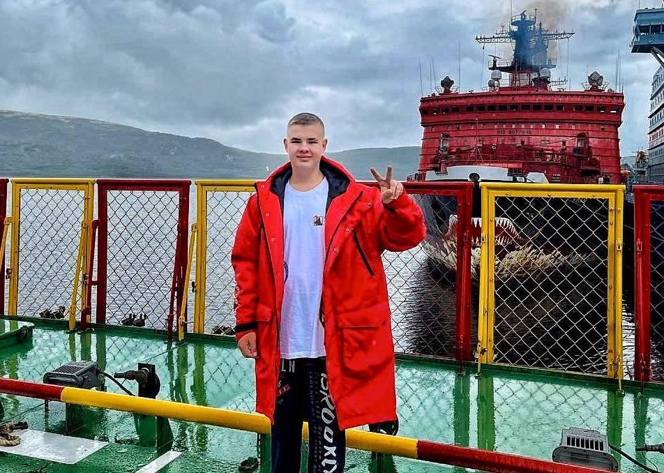 Кубанский школьник отправился на атомном ледоколе на Северный полюс