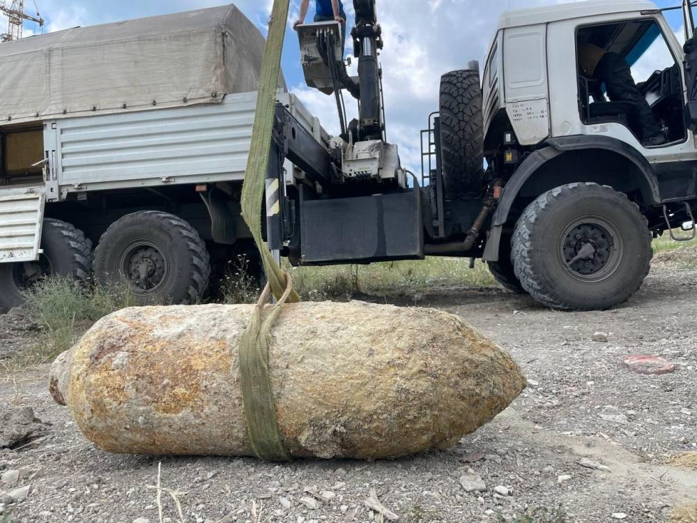 Авиабомбу весом более 250 кг уничтожили в Новороссийске