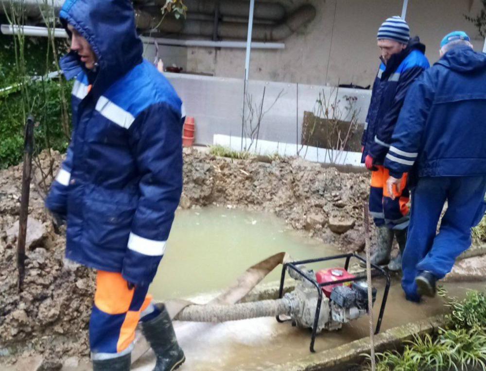 Жителям Сочи восстановили водоснабжение после крупной аварии