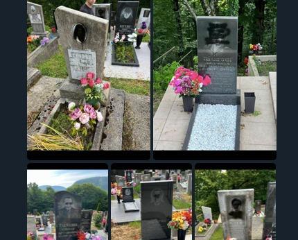 Вандалы испортили фотографии на надгробиях на кладбище в Сочи