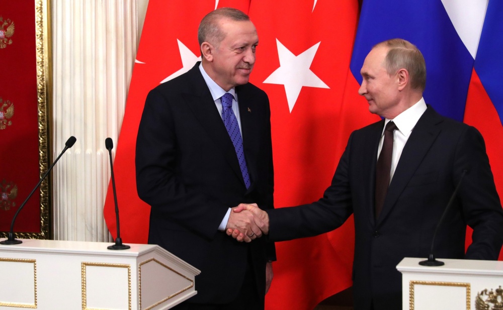 Турецкие СМИ раскрыли повестку встречи Путина и Эрдогана в Сочи