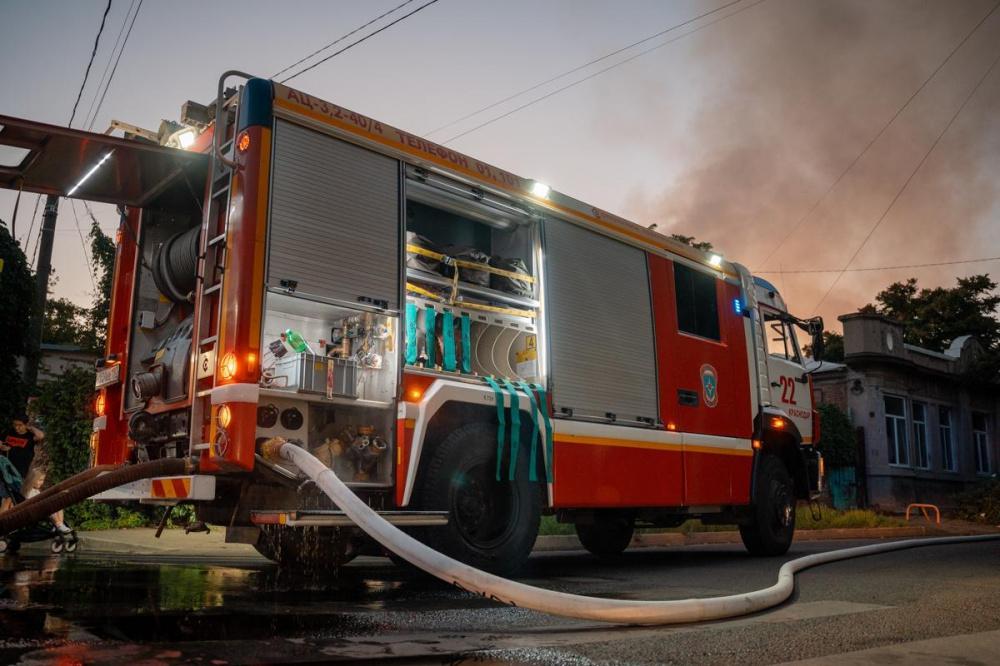 В Крыловском районе в результате пожара в доме погибла пенсионерка