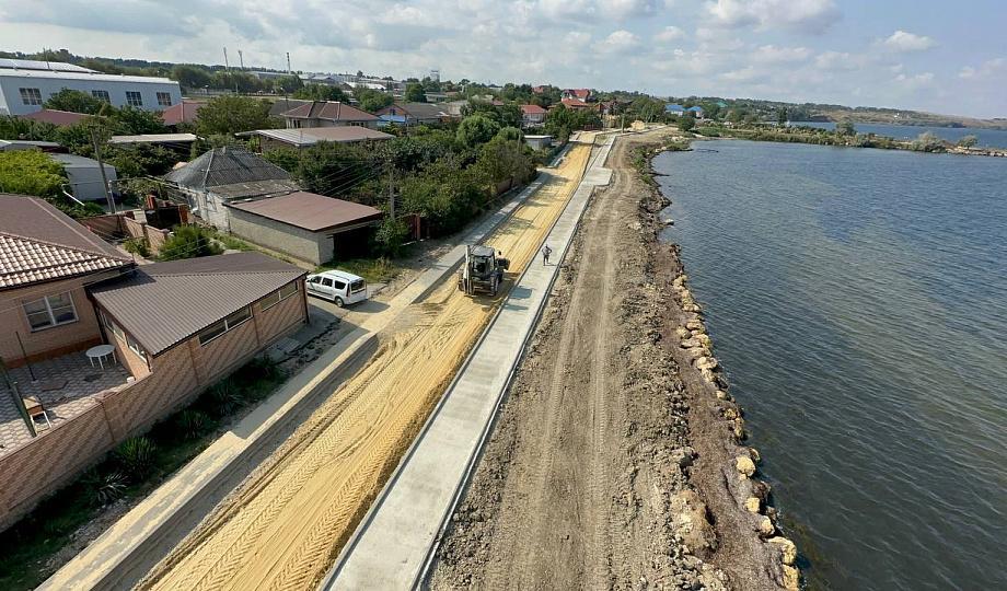 В Темрюкском районе приступили к строительству набережной