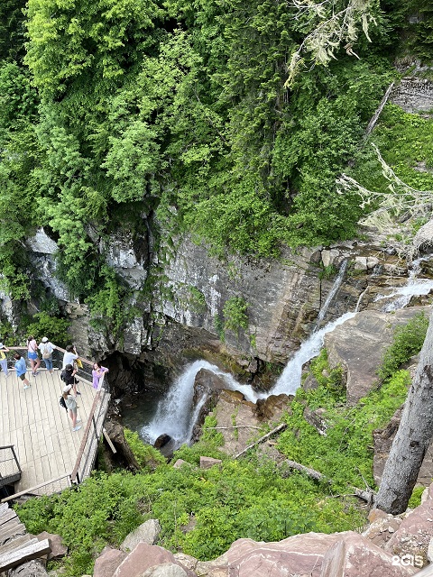 комплекс водопадов Менделиха в Сочи 