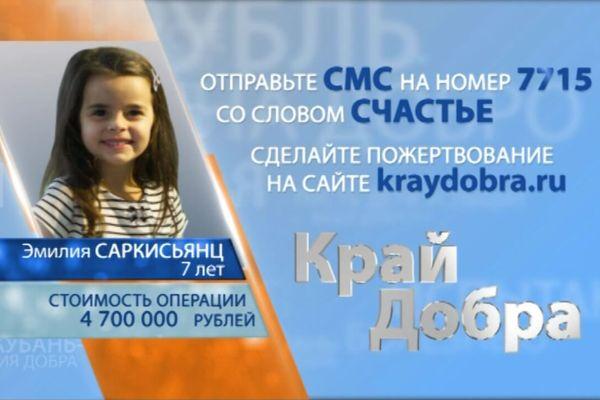 Любая сумма поможет Эмилии Любая сумма поможет Эмилии
