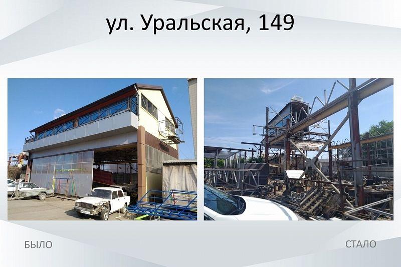 В Краснодаре за неделю снесли девять капитальных самостроев