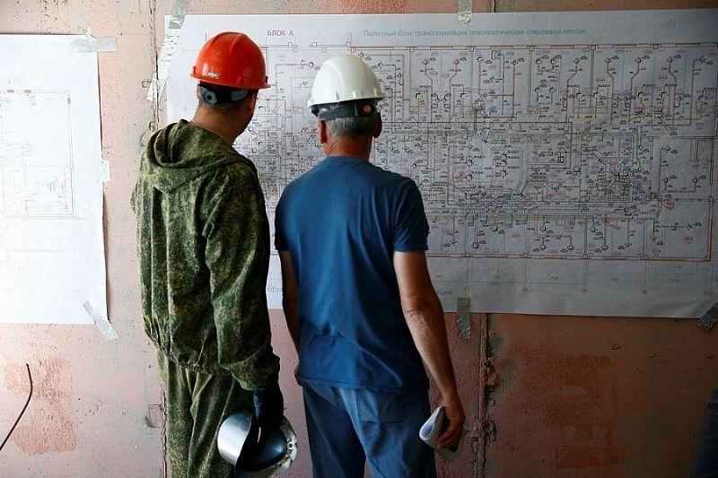 Новый корпус детской краевой больницы в Краснодаре готов на 21%