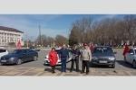 Станица Тбилисская. Состоялся красный автопробег солидарности с Донбассом и в поддержку спецоперации на Украине - https://kubkprf.ru/