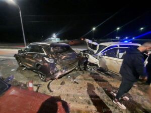 Массовое ДТП произошло на въезде в Новороссийск