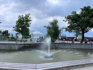 Фонтан-аэратор установили в парке Новороссийска