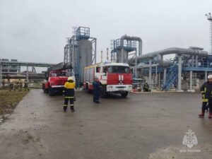 Технологический сбой стал причиной пожара на Краснодарском НПЗ