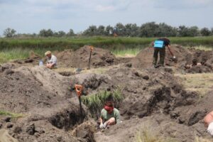 На Кубани эксгумировали останки 23 мирных жителей, убитых в годы ВОВ