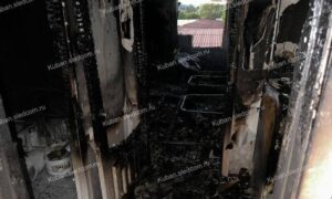 В вспыхнувшем бараке под Геленджиком погибла женщина