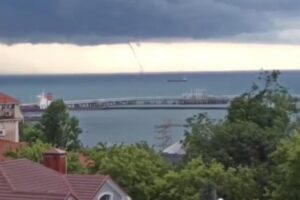 Смерч сформировался над морем в Туапсинском районе