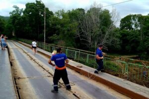 В Туапсинском районе завершают работы по устранению последствий ЧС