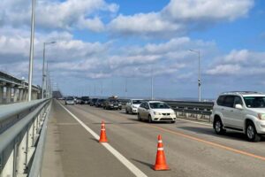 В очереди на Крымский мост со стороны Кубани находится более 550 автомобилей