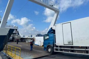 В очереди на Керченскую паромную переправу находятся 178 автомобилей