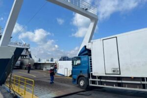 В очереди на Керченскую паромную переправу находятся 202 автомобиля