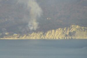 Пожар охватил 7 тыс. «квадратов» леса под Новороссийском