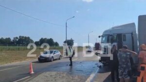Движение на трассе М-4 «Дон» ограничили из-за аварии