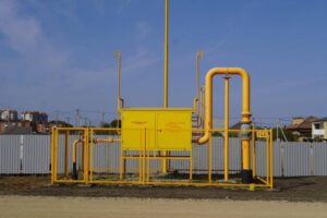 В микрорайоне Хрустальном в Крымске появился газопровод
