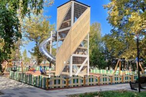 Благоустройство сквера завершилось в Северском районе Кубани