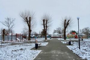 Парк за 14 млн рублей открыли в Кущевском районе Кубани
