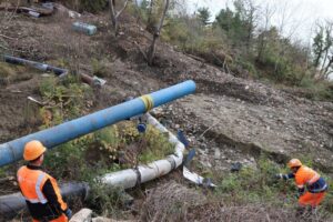 Центральный район Сочи остался без воды из-за сошедшего оползня