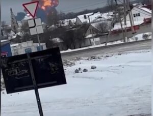 Военно-транспортный самолет Ил-76 с пленными ВСУ разбился под Белгородом